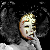 Actress with mask