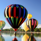 Hot air ballooning mass ascens